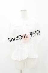 BABY,THE STARS SHINE BRIGHT / うさくみゃちゃんのSweetStrawberryブラウス Free オフ白 H-25-12-01-048-BA-BL-NS-ZH