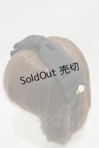 m petit by misako / NINA'sコラボ AM*NIリボンカチューシャ  ブラック H-25-12-02-001-LO-AC-NS-ZH
