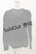 axes femme / マトン袖ビクトリアンブラウス M ブラック H-25-12-02-057-AX-BL-NS-ZH