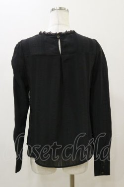 画像2: axes femme / マトン袖ビクトリアンブラウス M ブラック H-25-12-02-057-AX-BL-NS-ZH