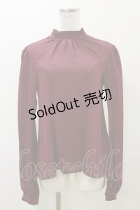 Victorian maiden / ロイヤルレーススタンドカラーブラウス Free ボルドー H-25-12-02-058-CL-BL-NS-ZH