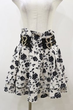 画像1: Rojita / ハートバックル2段フレアスカート Free  H-25-12-02-062-LO-SK-NS-ZH