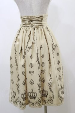 画像2: Innocent World / ロカイユトランプスカート Free カフェオレ H-25-12-02-063-IW-SK-NS-ZH