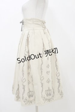 画像3: Innocent World / ロカイユトランプスカート Free カフェオレ H-25-12-02-063-IW-SK-NS-ZH