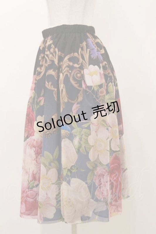 画像3: Juliette et Justine / Jupe de la Rose Tea Party サイズ2 Rose Noir H-25-12-02-064-CL-SK-NS-ZH (3)