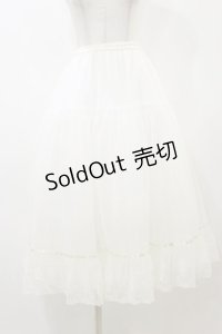 Maria pipi / リボンレースパニエ Free ホワイト H-25-12-02-065-EL-SK-NS-ZH