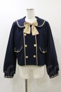 Amavel / academicセーラーショートコート Free ネイビー H-25-12-02-067-CA-JA-NS-ZH
