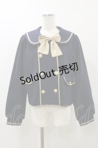 Amavel / academicセーラーショートコート Free ネイビー H-25-12-02-067-CA-JA-NS-ZH