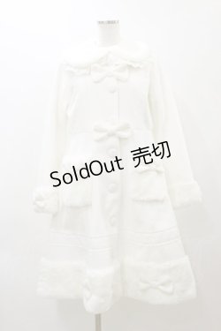 画像1: axes femme kawaii / スノードルチェコート M ホワイト H-25-12-02-070-AX-CO-NS-ZH