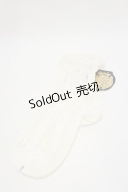 画像1: ALICE and the PIRATES / A/Pストライプシースルーソックス  オフ H-25-12-02-013-PA-ZA-NS-ZH