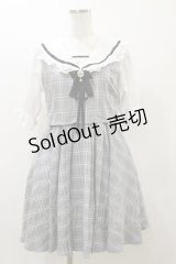 Rojita / レーススリーブセーラーカラーワンピース Free グレー H-25-12-02-071-LO-OP-NS-ZH
