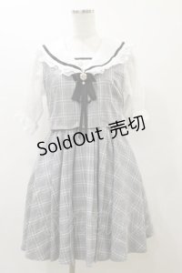 Rojita / レーススリーブセーラーカラーワンピース Free グレー H-25-12-02-071-LO-OP-NS-ZH