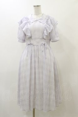 画像1: evelyn / シアーチェックワンピース Free ラベンダー H-25-12-02-072-LO-OP-NS-ZH