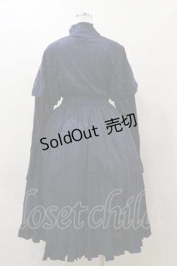 画像2: Hoshibako Works / 藤花集 ジゴスリーブワンピース M ネイビー H-25-12-02-073-LO-OP-NS-ZH