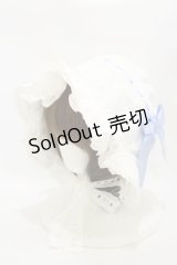 Jamie エーエヌケー / リボンボンネット  オフ/サックス H-25-12-02-014-LO-AC-NS-ZH