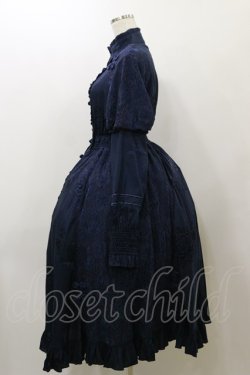 画像3: Hoshibako Works / 藤花集 ジゴスリーブワンピース M ネイビー H-25-12-02-073-LO-OP-NS-ZH