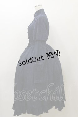 画像3: Hoshibako Works / 藤花集 ジゴスリーブワンピース M ネイビー H-25-12-02-073-LO-OP-NS-ZH