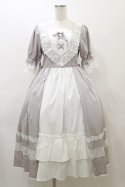 画像1: Chalmiere / シュエットワンピース M グレー H-25-12-02-076-LO-OP-NS-ZH