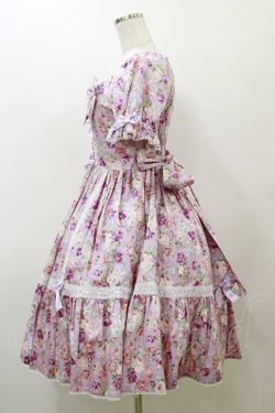 画像3: metamorphose / はしごレースリボン花柄半袖ワンピース サイズ1 ラベンダー H-25-12-02-077-ME-OP-NS-ZH