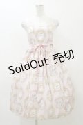 Enchantlic Enchantilly / 猫の王女達の肖像画ジャンパースカート Free ピンク H-25-12-02-079-LO-OP-NS-ZH