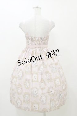 画像2: Enchantlic Enchantilly / 猫の王女達の肖像画ジャンパースカート Free ピンク H-25-12-02-079-LO-OP-NS-ZH