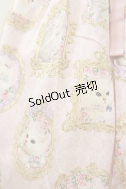 画像4: Enchantlic Enchantilly / 猫の王女達の肖像画ジャンパースカート Free ピンク H-25-12-02-079-LO-OP-NS-ZH