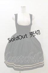 Innocent World / コルセット裾ラインジャンパースカート M ブラック H-25-12-02-080-IW-OP-NS-ZH