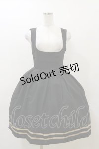 Innocent World / コルセット裾ラインジャンパースカート M ブラック H-25-12-02-080-IW-OP-NS-ZH