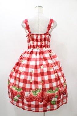 画像2: Emily Temple cute / ギンガムチェックBERRYノースリーブワンピース  レッド H-25-12-02-1027-ET-OP-KB-ZH