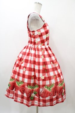 画像3: Emily Temple cute / ギンガムチェックBERRYノースリーブワンピース  レッド H-25-12-02-1027-ET-OP-KB-ZH