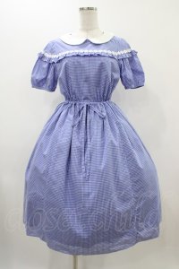 Emily Temple cute / マーガレットレースワンピース M ブルー H-25-12-02-1036-ET-OP-KB-ZT105