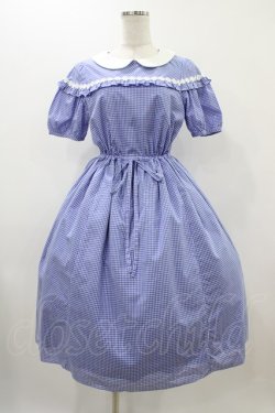 画像1: Emily Temple cute / マーガレットレースワンピース M ブルー H-25-12-02-1036-ET-OP-KB-ZH