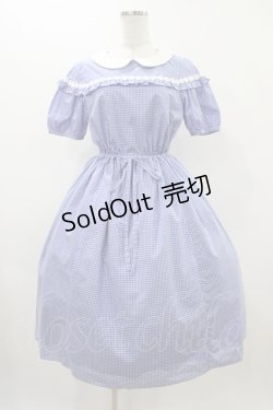 画像1: 【SALE】Emily Temple cute / マーガレットレースワンピース M ブルー H-25-12-02-1036-ET-OP-KB-ZT105