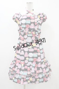 画像1: Emily Temple cute / プレゼントBOXワンピース  クロ H-25-12-02-1037-ET-OP-KB-ZH