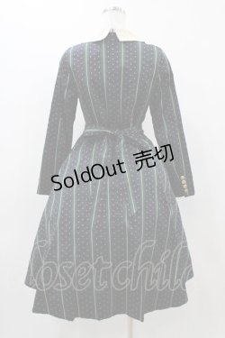 画像2: Jane Marple / Regimental stripeのワンピース  ネイビー H-25-12-02-1039-JM-OP-KB-ZH