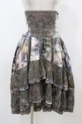 Rozen Kavalier / プリントハイウエストフィッシュテールスカートスカート  カーキ H-25-12-02-1043-OO-SK-KB-ZH