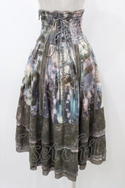 画像2: Rozen Kavalier / プリントハイウエストフィッシュテールスカートスカート  カーキ H-25-12-02-1043-OO-SK-KB-ZH