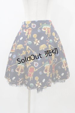 画像1: Jane Marple / ロイヤルコレクションスカート  ネイビー H-25-12-02-1045-JM-SK-KB-ZH