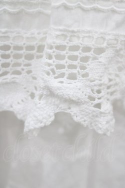 画像4: Jane Marple / ピンタックレーススカート  白 H-25-12-02-1046-JM-SK-KB-ZH