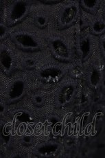 画像3: 【SALE】Jane Marple / カットワークデニムスカート M ネイビー H-25-12-02-1048-JM-SK-KB-ZT104 (3)
