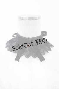 ATELIER PIERROT / ハートチャームレースチョーカー  黒×赤 H-25-12-02-1007-EL-AC-KB-ZH