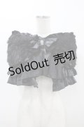 MARBLE / 豪華カメオ付きクラシカルケープ  ブラック H-25-12-02-1055-GO-JA-KB-ZH