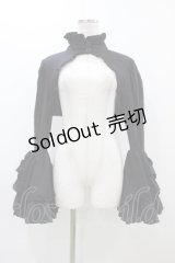 MARBLE / 姫袖ボレロ  ブラック H-25-12-02-1057-GO-TO-KB-ZH
