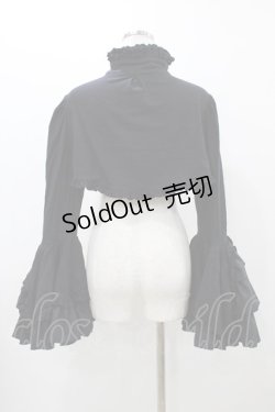 画像2: MARBLE / 姫袖ボレロ  ブラック H-25-12-02-1057-GO-TO-KB-ZH