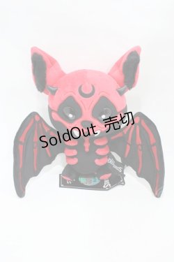 画像1: KILL STAR / Vampir Batblood ぬいぐるみ  黒×赤 H-25-12-02-1008-SL-ZA-KB-ZH