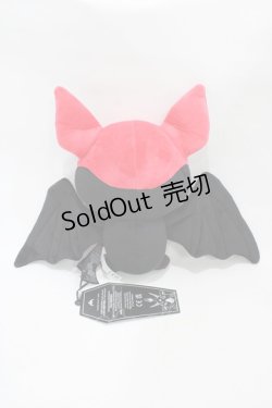 画像2: KILL STAR / Vampir Batblood ぬいぐるみ  黒×赤 H-25-12-02-1008-SL-ZA-KB-ZH