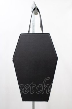 画像2: Moi-meme-Moitie / コフィンバッグ(合皮)  ブラック H-25-12-02-1009-MO-BG-KB-ZH