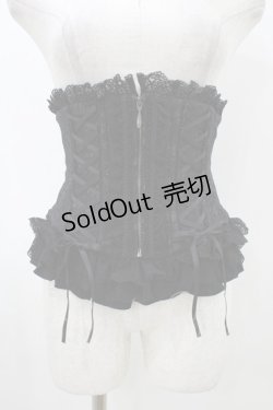 画像1: Sheglit / "Mariage"レースコルセット  ブラック H-25-12-02-1010-EL-ZA-KB-ZH