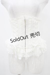 Sheglit / "Mariage"レースコルセット  ホワイト H-25-12-02-1011-EL-ZA-KB-ZH