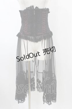 画像1: Sheglit / "Mariage"ヴェールコルセット  パープル H-25-12-02-1012-EL-ZA-KB-ZH